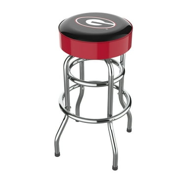 Imperial  Georgia Bulldogs Team Chrome Bar Stool