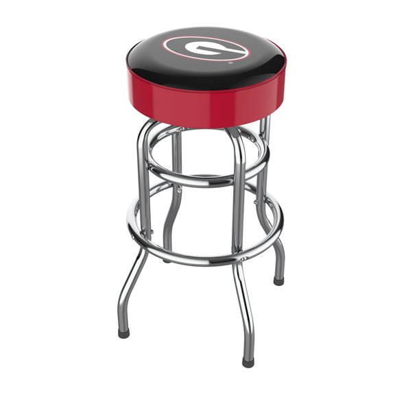 Imperial  Georgia Bulldogs Team Chrome Bar Stool