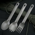 thumbnail image 4 of Homgeek Fourchette Portable Ultralégère en Titane Vaisselle Camping Extérieur Randonnée Pique-Nique, 4 of 7
