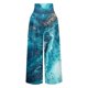 thumbnail image 3 of WILLBEST Pantalones Casuales para Mujer, Pierna Ancha, Cintura Alta, Estampados de Cintura Elástica a La Moda con Bolsillos para Un Estilo Diario. Grande, 3 of 3