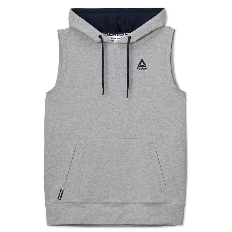 Reebok Men s and Big Men s Conqueror Sleeveless Hoodie up to Size 3XL Walmart
