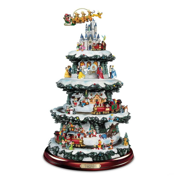 Christmas Tree The Ultimate Disney sobre mesa con 75 personajes
