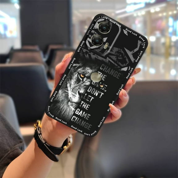 KDY-Phone Case For MOTO G Stylus 5G 2024, Anti-knock TPU Dirt-resistant Fashion Design Protective Silicone Shockproof Anti-dust Cute Durable Waterproof Back Cover Cartoon Full wrap