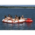 thumbnail image 2 of Swimline Solstice Inflatable SuperChill Island 6 Person Water Raft Float Lounger, 2 of 2