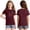Wine(American Flag Stars), variant on CCRFTGI American 4th of July Tops for Kids Girls Size 8 USA Shirts Funny American Flag Stars Summer Freedom T-Shirts Patriotic Girls Clothes Tee Shirt White 10-11 Years