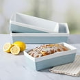 thumbnail image 2 of Martha Stewart 3 Piece Stoneware Baker Set, Blue, 2 of 4