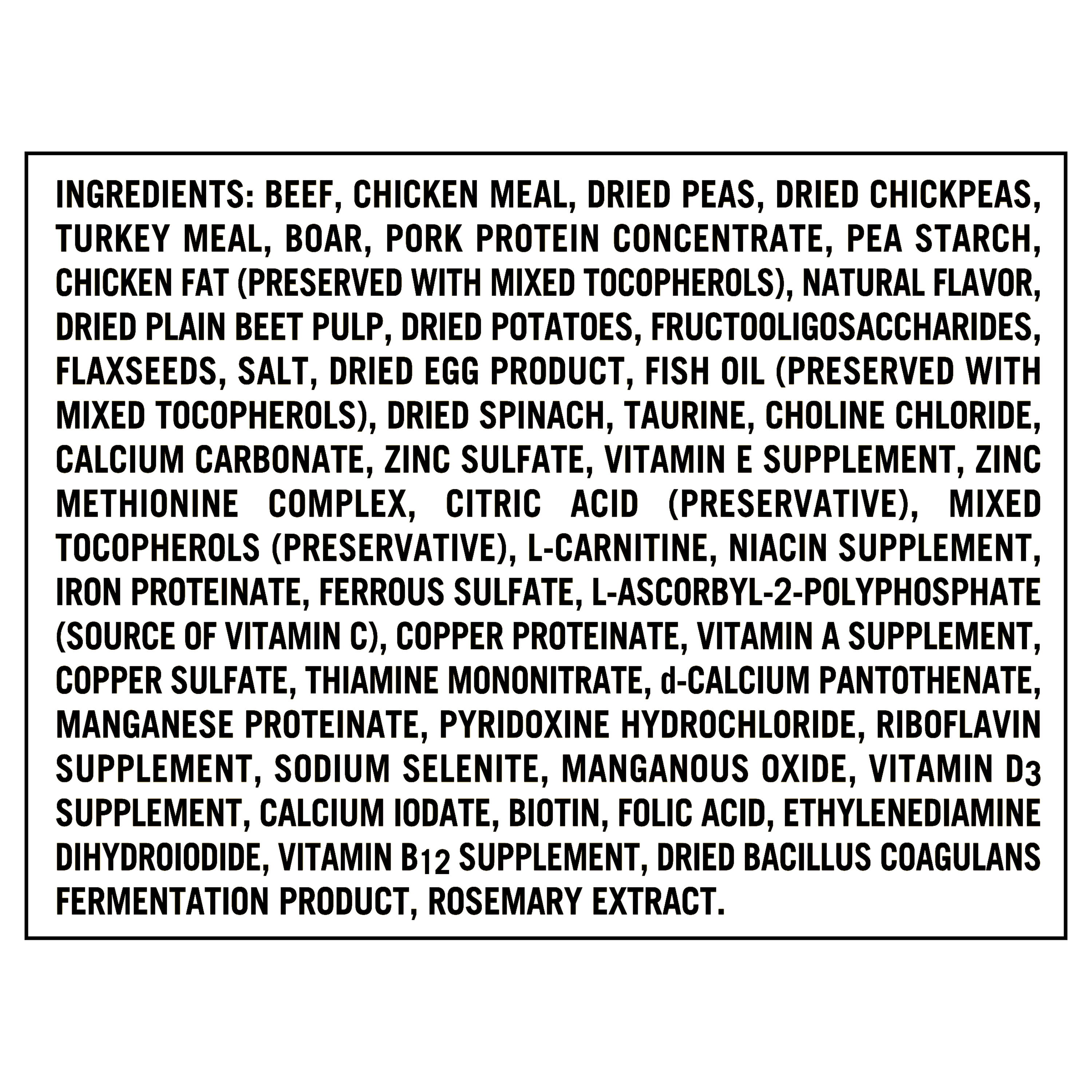 Pure Balance Grain-Free Wild & Free Beef & Wild Boar Recipe Dry Dog Food, 24 lb