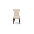 thumbnail image 5 of East West Furniture Dublin 5-piece Wood Dining Set in Mahogany/Light Beige, 5 of 11