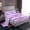 Purple, variant on Castle Fairy Boys Girls Abstract Blue Stripes Twin Sheet Sets,Geometric Lines Bedding