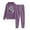 Purple, variant on Womens Sweatsuits 2 Piece Outfits Trendy Heart Graphic Hoodies Sweatshirt Jogger Sweatpant Comfy Lounge Set Tracksuit
