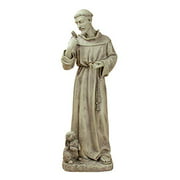 Josephs Studio by Roman - St. Francis Statue, 24" H, Garden Collection, Resin and Stone, Decorative, Religious Gift, Home Indoor and Outdoor Decor, Durable, Long Lasting