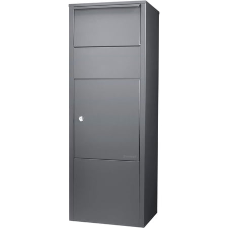 Large Package Delivery Parcel Mail Steel Drop Box for Porch with Tamper-Resistant Drop Slot & Key Lock