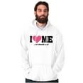 thumbnail image 5 of I Love Me Funny Flirty Valentines Day Hoodie Sweatshirt Women Brisco Brands L, 5 of 6