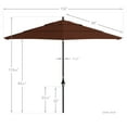 thumbnail image 5 of California Umbrella 11' Patio Umbrella in Terracotta, 5 of 5