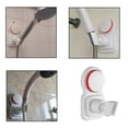 thumbnail image 3 of Shower Head Holder Adjustable Shower Spray Bracket shower head Nail-free Wall Mounted Showerhead Rack, White, 3 of 6