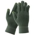 thumbnail image 2 of BadPiggies Winter Gloves for Men Women, Touch Screen Texting Warm Gloves with Thermal Soft Fleece Lining Elastic Cuff (Green), 2 of 10