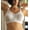 White, variant on Women's Carnival 620 Full Figure Camisole Shoulder Soft Cup Bra (Champagne 38C)