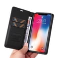 thumbnail image 2 of Funda para iPhone X/XS Estuche de Cuero PU Tipo Cartera con Ranuras para Tarjetas y Cierre Magnético, 2 of 5