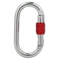 thumbnail image 3 of Rock Climbing Carabiner, High Stability High Strength Carabiner, Durable Carbon Steel Mountain Climbing Rock Climbing Outdoor Training For Fire Rescue, 3 of 8