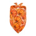 thumbnail image 3 of Bandana for Dogs, Fall Bandana for Dogs, Autumn Pet Wear, Turkey Print Adjustable Pet Scarf, Cotton Washable Tie-On Pet Bandana, S Size 16X11X11 in Thanksgiving Triangle Dog, 3 of 8