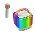 thumbnail image 4 of Altavoces Bluetooth con ajuste de volumen y micrófono, reproductor de música estéreo pequeño con 1 micrófono, 4 of 9