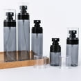 thumbnail image 6 of 4PCS Travel Spray Bottles Refillable Empty Clear Plastic Spray Bottles Perfume Mouthwash Atomizer Travel Size Aerosol Bottle - Grey - 100ml, 6 of 6