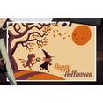 thumbnail image 2 of Happy Halloween Fall Tree, Retro Halloween (12x18 Wall Art Poster, Room Decor), 2 of 3