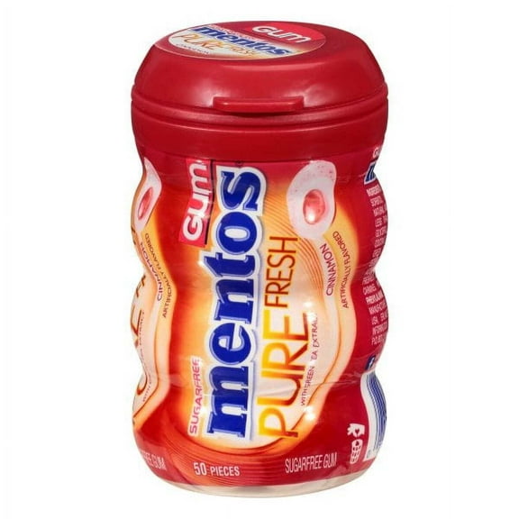 Perfetti Van Melle Mentos Pure Fresh Gum, 50 each