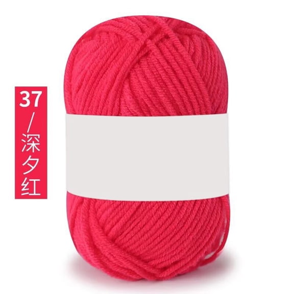 XmhyTop-A Milk Cotton Yarn 200g Blended Fabric Chunky Yarn, Soft Warm Bulky Yarn for Knitting/Crochet, Ideal for Sweaters, Hats, Scarves DIY Hand Woven Projects,Y35