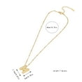 thumbnail image 3 of UIX A Z Bubble Letter Necklace Gold Balloon Initial Necklaces Rhinestone Letter Pendant Necklaces for Women Trendy, 3 of 4