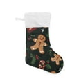 thumbnail image 5 of Gingerbread Men Leaves Christmas Stockings Xmas Stocking for Family Holiday Season Party Decorations, 5 of 8