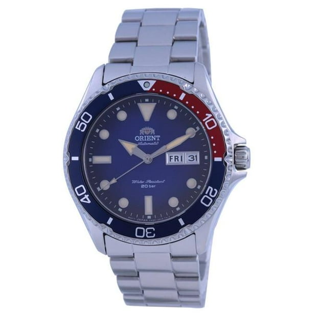 Orient blue dial watch sale