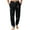 Black, variant on Wutalume Men's Christmas Printed Relaxed Cargo Pants, Elastic Waist with Drawstring, Multi-Pocket Casual Trousers for Christmas, Daily, and Work Wear,Black L