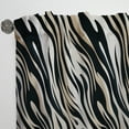 thumbnail image 3 of Designart "Elegant Zebra Stripes" Abstract Room Darkening Curtain Panel, 3 of 6