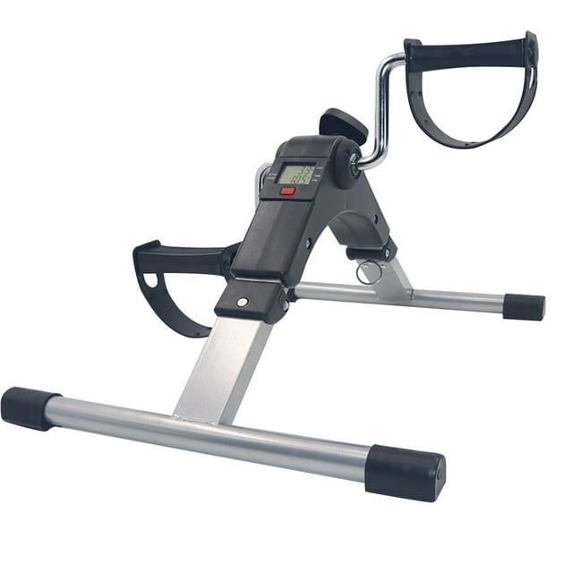 Ejercitador Pedales Plegable FLhrweasw Bicicleta Multifuncional para Entrenamiento Brazos y Piernas Negro Gris