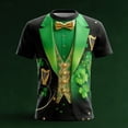 thumbnail image 3 of Mens Polo T-Shirt St. Patrick'S Day Irish Short Sleeve Crewneck Summer Shirt for Men,Green,2XL, 3 of 3