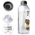 thumbnail image 5 of Botellas de agua Lindo oso panda Taza 1000ml Con pajita Transparente Botella de agua de dibujos animados Utensilios para beber Esmerilado A prueba de fugas Coctelera de proteínas, 5 of 5