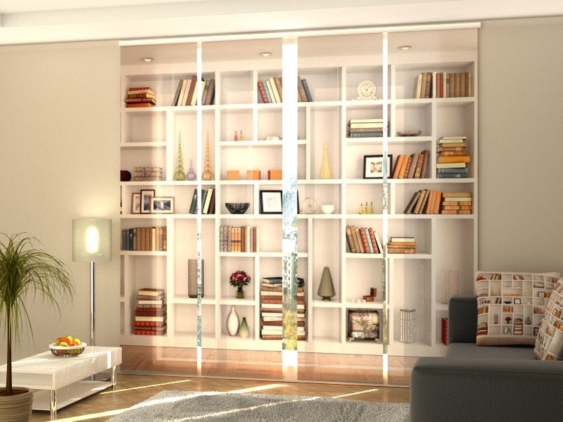 tiptophomedecor-set-of-4-panel-blinds-white-bookcase-walmart