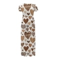 thumbnail image 6 of Psesaysky Loose Fit Loose Fit Long Dress, Loving Side Pockets Soft Ladies' Long Maxi Dress for Party Beach Dinner, 6 of 8