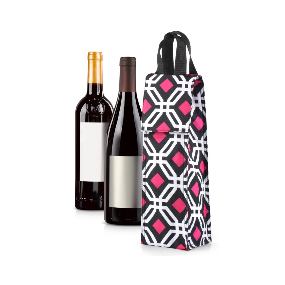 Wine Carrier Tote Bag for Travel by Zodaca Thermal Insulated