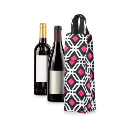 Wine Carrier Tote Bag For Travel By Zodaca Thermal Insulated Lightweight Bottle Carrying Case Whisky Glass Carry Holder Wine Carrier Tote Bag For Travel By Zodaca Thermal Insulated Lightweight Bottle Carrying Case Whisky Glass Carry Holder