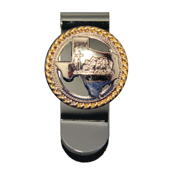 Texas Praying Cowboy Church Money Clip