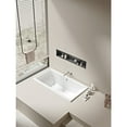 thumbnail image 3 of Aqua Eden VTPN673619C 67-Inch Acrylic Rectangular Drop-In Tub with Reversible Drain in Glossy White, 3 of 7