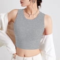 thumbnail image 3 of Mittory Women Sport Bra Sleeveless Yoga Tank Crop Tops Vest Workout Activewear, 3 of 7