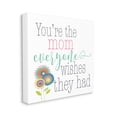 thumbnail image 3 of Stupell Industries Mom Everyone Wishes For Floral Graphic Art Gallery Wrapped Canvas Print Wall Art, Design by Alli Rogosich, 3 of 7