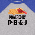 thumbnail image 4 of Inktastic Powered by P B and J Peanut Butter Lover Boys or Girls Baby Bodysuit, 4 of 5