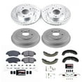 thumbnail image 3 of PowerStop Front and Rear Z23 Evolution Sport Brake Pad Rotor Drum and Shoe Kit Fits: HONDA Select Models K15110DK, 3 of 10
