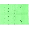 thumbnail image 1 of Ahgly Company Indoor Rectangle Solid Emerald Green Modern Area Rugs, 2' x 3', 1 of 4