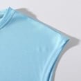 thumbnail image 2 of Mesh Tank Tops for Men Lightweight Breathable Summer Workout Tee Shirt Quick Drying Activewear Gym Shirts Muscular Clothes Light Blue, Size XXXL, 2 of 7