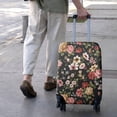 thumbnail image 3 of Pioneer Flower Floral Print Pattern Luggage Cover Fashion Suitcase Cover Baggage Covers Fit 25-28 Inch Luggage (Go Travel), 3 of 5